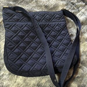 Vera Bradley Quilted Crossbody Bag - Black